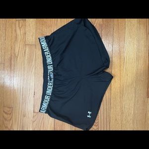 black under armor shorts